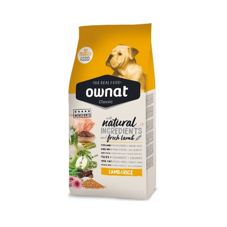 OWNAT CLASSIC LAMB&RICE 4KG DOG