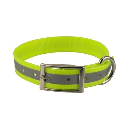 COLLIER BIOTHANE 25MM REFLECHISSANT