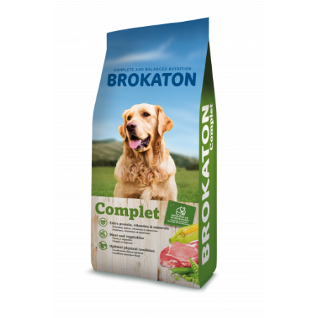 Croquettes Brokaton Complet 20kgs - LeTraqueur.fr