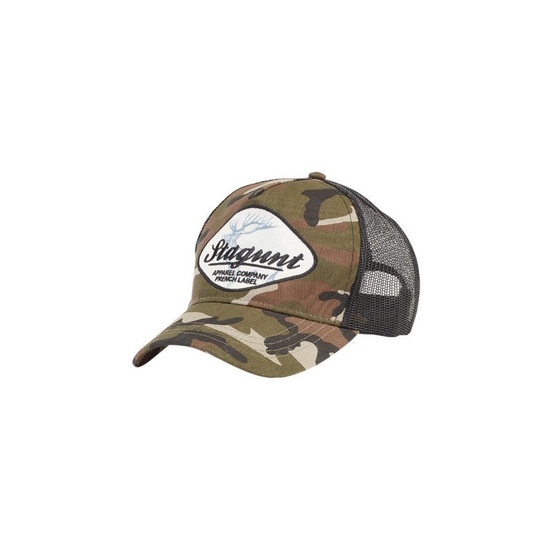 CASQUETTE MAC CAP IMPRIME MILITARY CAMO STAGUNT - Letraqueur.fr