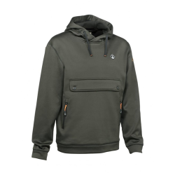 SWEATSHIRT A CAPUCHE PERCUSSION KAKI - Letraqueur.fr