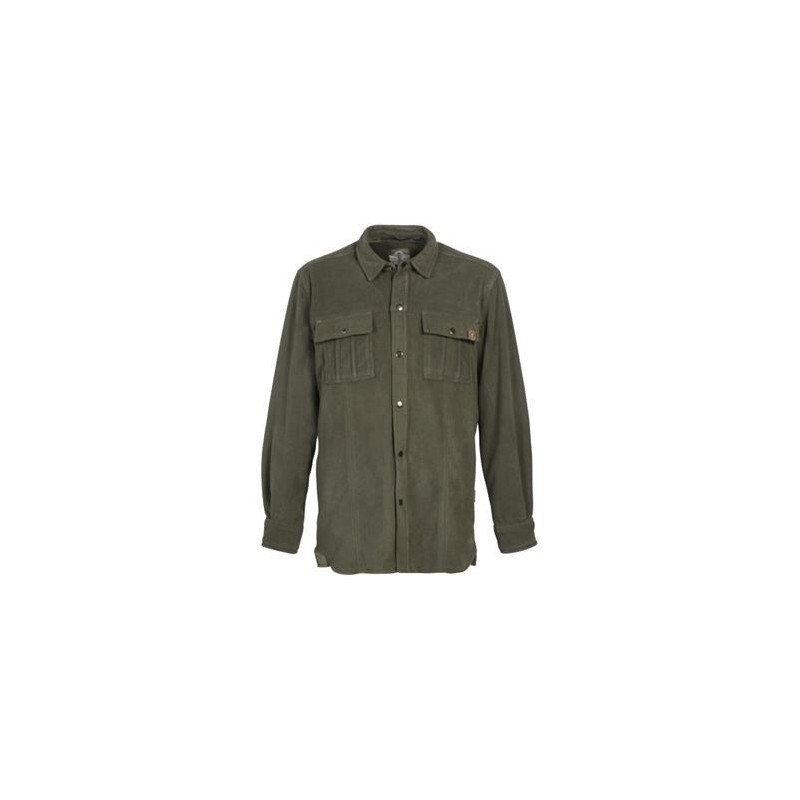 CHEMISE POLAIRE WILD BOAR REPUBLIC SANGLIER KAKI