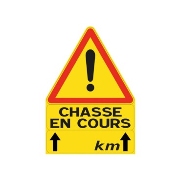 TRIANGLE SIGNALISATION CHASSE