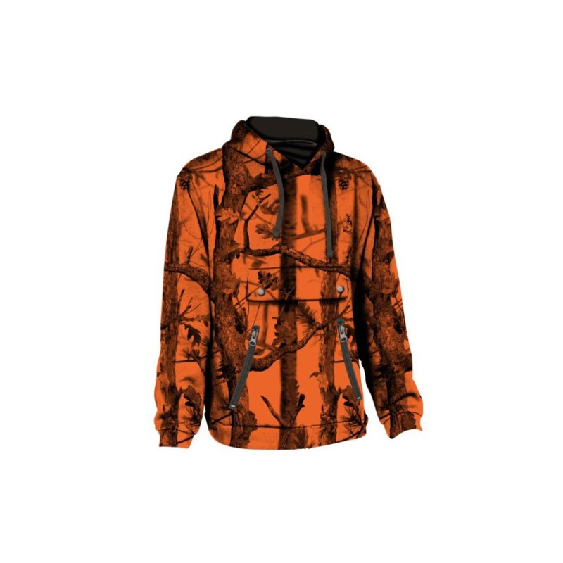 SWEATSHIRT A CAPUCHE PERCUSSION GHOSTCAMO