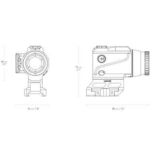 HAWKE viseur Prism Sight ~ 1x15 (Speed Dot)