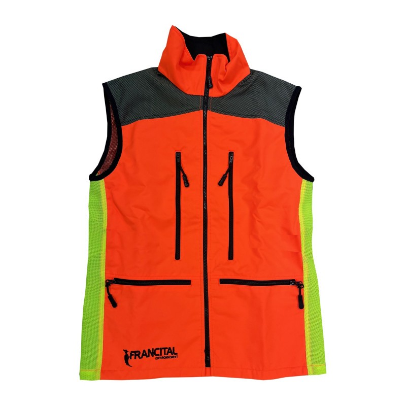 GILET TRAQUE ATALANTE NF S 74-567 ORANGE/JAUNE