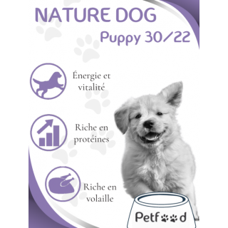 Croquettes Puppy Nature Dog 30/22 4kg