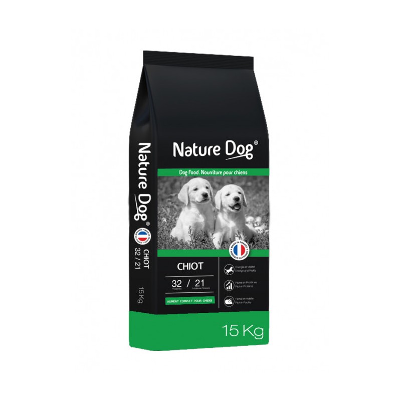 Croquettes Chiot Nature Dog 32/21 15kg