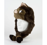 Bonnet sanglier peluche - Taille Adulte