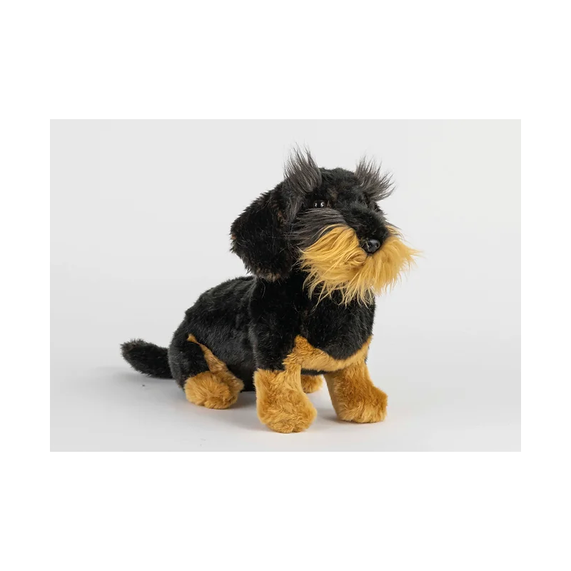 Peluche Teckel à poils durs 28 cm Peluche Teckel à poils durs 28 cm