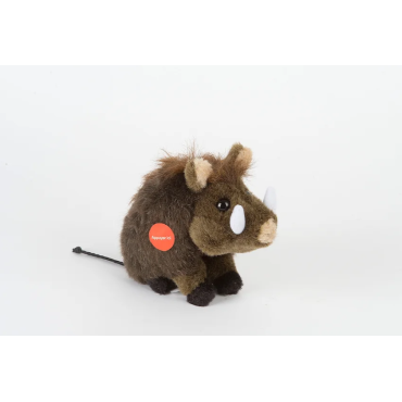 Peluche sanglier sonore 18 cm
