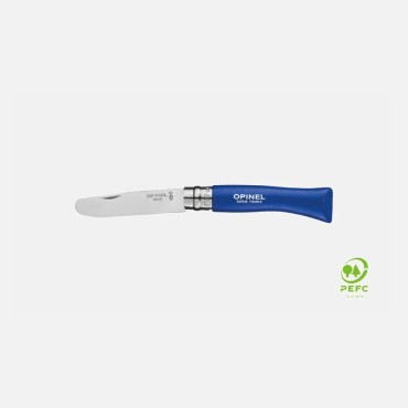 MON PREMIER COUTEAU OPINEL N°7 BOUT ROND BLEU