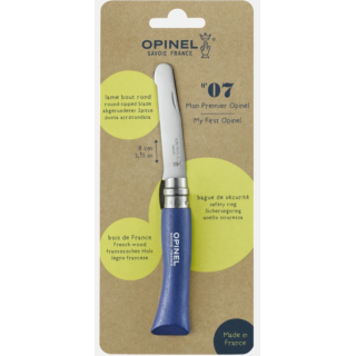 MON PREMIER COUTEAU OPINEL N°7 BOUT ROND BLEU