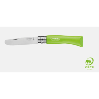 MON PREMIER COUTEAU OPINEL N°7 BOUT ROND VERT