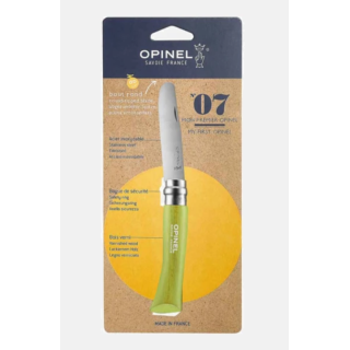 MON PREMIER COUTEAU OPINEL N°7 BOUT ROND VERT