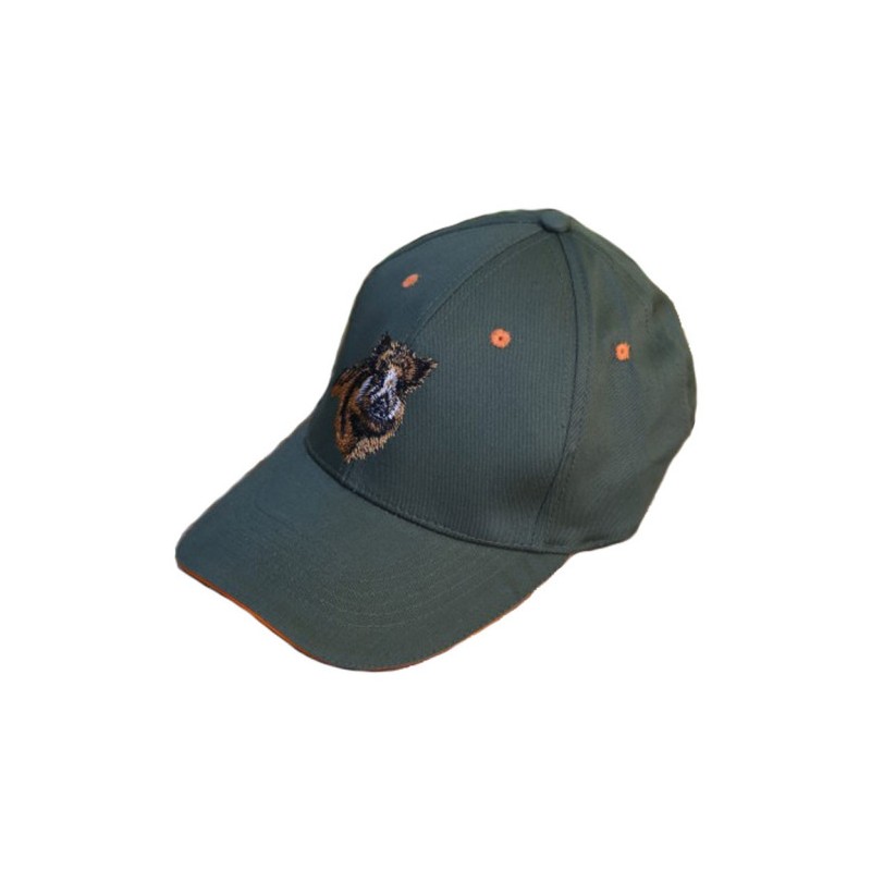 CASQUETTE SANGLIER KAKI SOMLYS