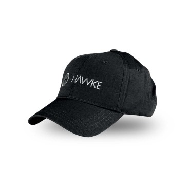 Hawke ~ CASQUETTE noire ripstop
