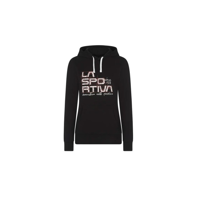 LA SPORTIVA PROJECT HOODY WOMAN BLACK/WHITE LA SPORTIVA PROJECT HOODY WOMAN BLACK/WHITE