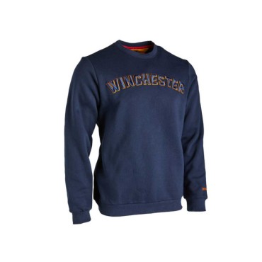 SWEATSHIRT, FALCON, CREW NECK, NAVY WINCHESTER