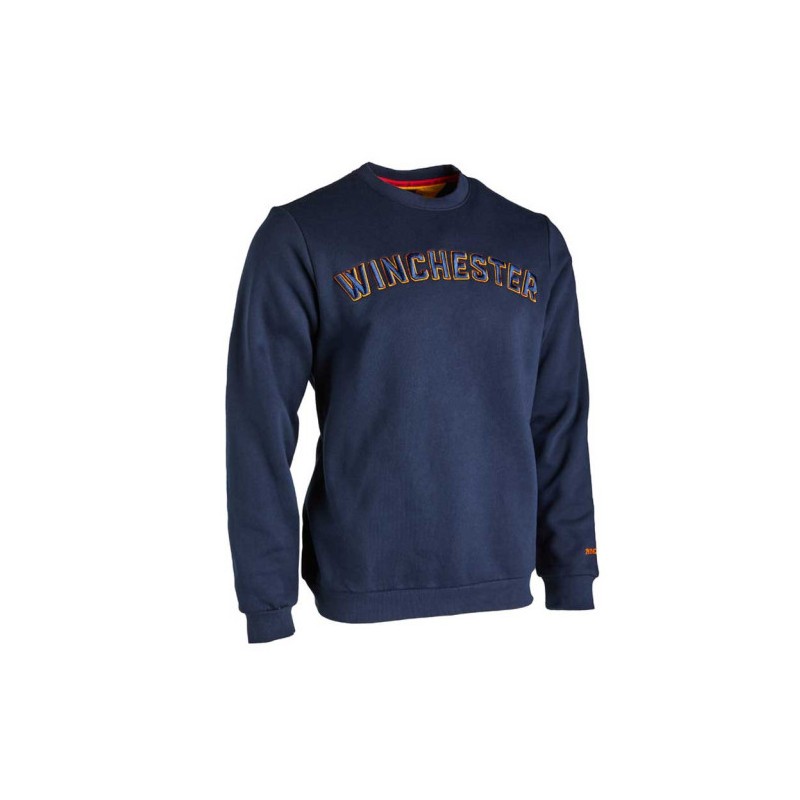 SWEATSHIRT, FALCON, CREW NECK, NAVY WINCHESTER SWEATSHIRT, FALCON, CREW NECK, NAVY WINCHESTER
