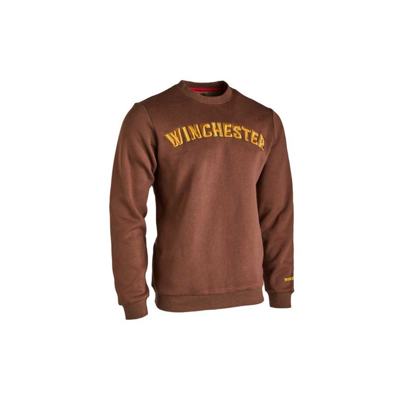 SWEATSHIRT, FALCON, CREW NECK, BROWN WINCHESTER SWEATSHIRT, FALCON, CREW NECK, BROWN WINCHESTER