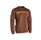 SWEATSHIRT, FALCON, CREW NECK, BROWN WINCHESTER