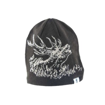 BONNET REVERSIBLE BROWNING DEERSCENE MARRON/ORANGE