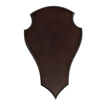 Ecussons p/chevreuil Dark wood,20x12