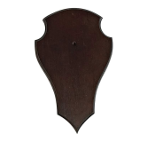 Ecussons p/chevreuil Dark wood,20x12