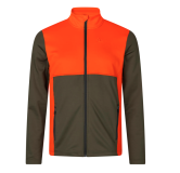 Polaire SEELAND Elliot Pine green/Hi-Vis orange