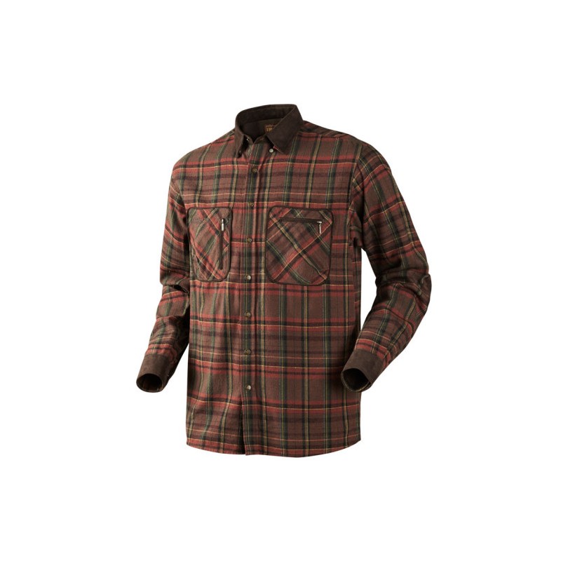 Chemise HARKILA Pajala Red autumn check Chemise HARKILA Pajala Red autumn check
