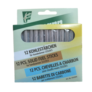 BARETTES CHARBONS POUR CHAUFFERETTE PAR 12