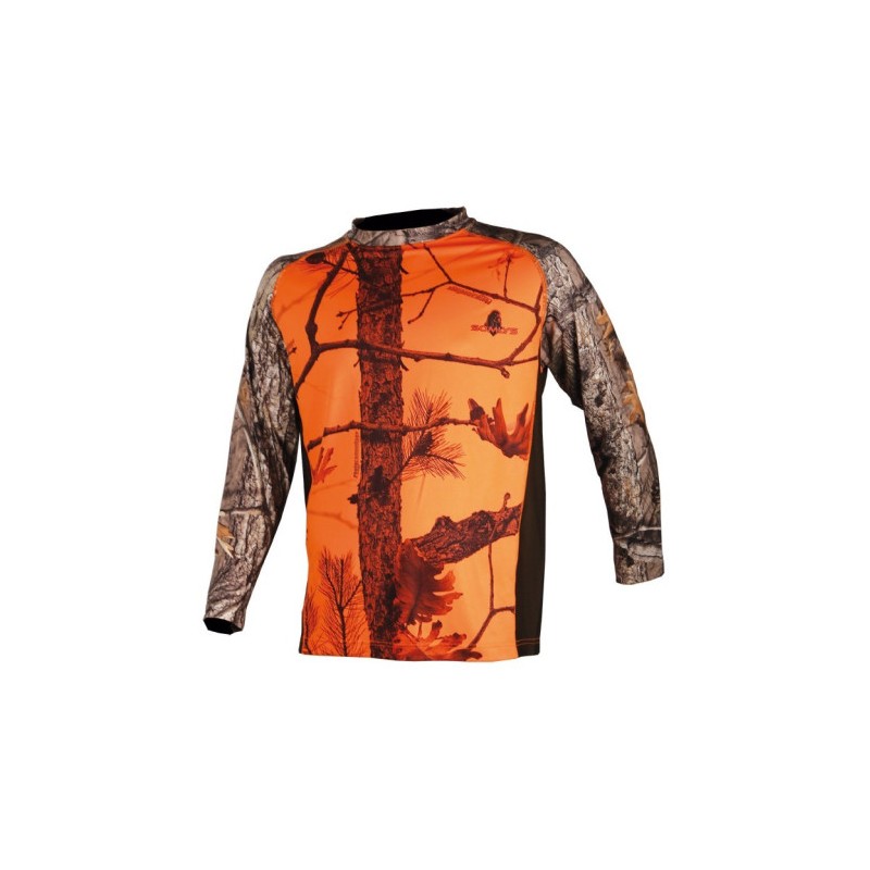 SOMLYS TEE SHIRT ORANGE Manches Longues SOMLYS TEE SHIRT ORANGE Manches Longues