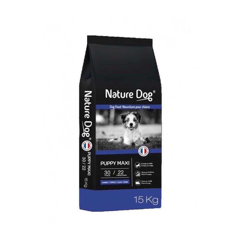 NATURE DOG PUPPY MAXI 30/22 15KG NATURE DOG PUPPY MAXI 30/22 15KG
