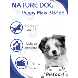 NATURE DOG PUPPY MAXI 30/22 15KG