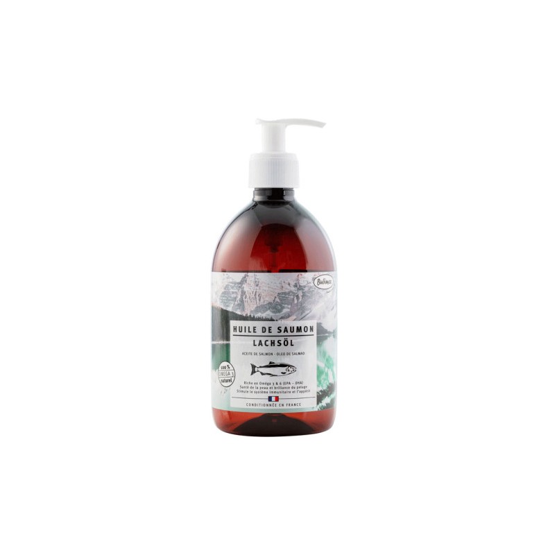 HUILE DE SAUMON 500ML BUBIMEX HUILE DE SAUMON 500ML BUBIMEX