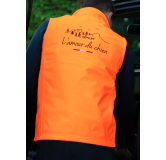 Softshell sans manche Chasse Tricolore Orange