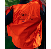 Softshell sans manche Chasse Tricolore Orange