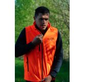 Softshell sans manche Chasse Tricolore Orange