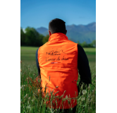Softshell sans manche Chasse Tricolore Orange