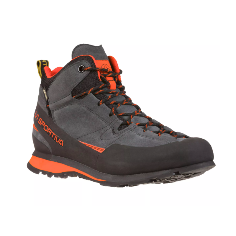 Chaussures La Sportiva Boulder X mid carbon/flame Chaussures La Sportiva Boulder X mid carbon/flame