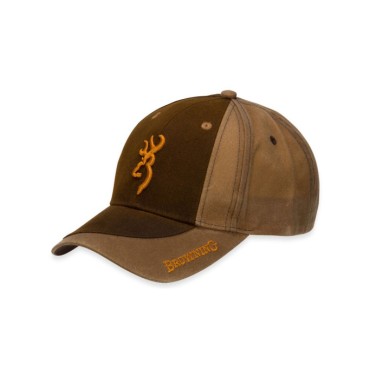 casquette BROWNING two tone dark brown