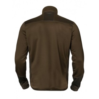 Härkila Scandinavian fleece jacket Willow green/Deep  brown