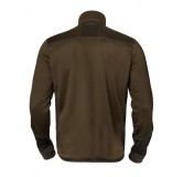 Härkila Scandinavian fleece jacket Willow green/Deep  brown
