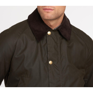 Veste Ashby Wax Olive Barbour