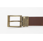 Ceinture réversible en cuir tartan Barbour