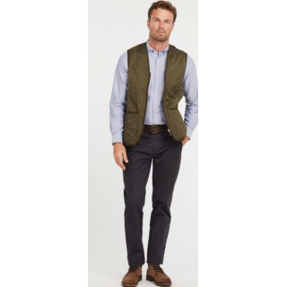 Gilet Polarquilt Waistcoat Zip Olive Barbour