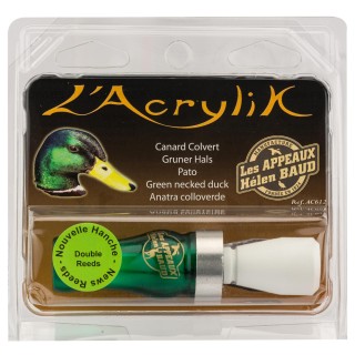 Appeau canard colvert double - Hélen Baud