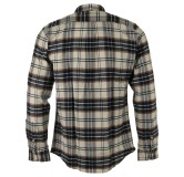 Chemise Portdown Tailored Checked Ecru Barbour