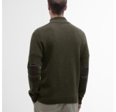 Sweat Holden Half Zip Knitted Jumper Olive Barbour